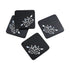 Natural Stone Coasters with Abalone Shell Inlay (Set of 4)